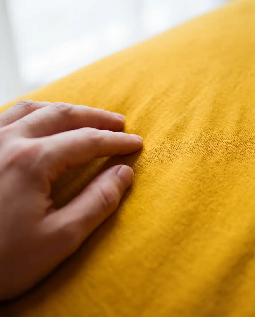 Vibrant colorful garment washed with Crux &mdash; gentle on skin and color
